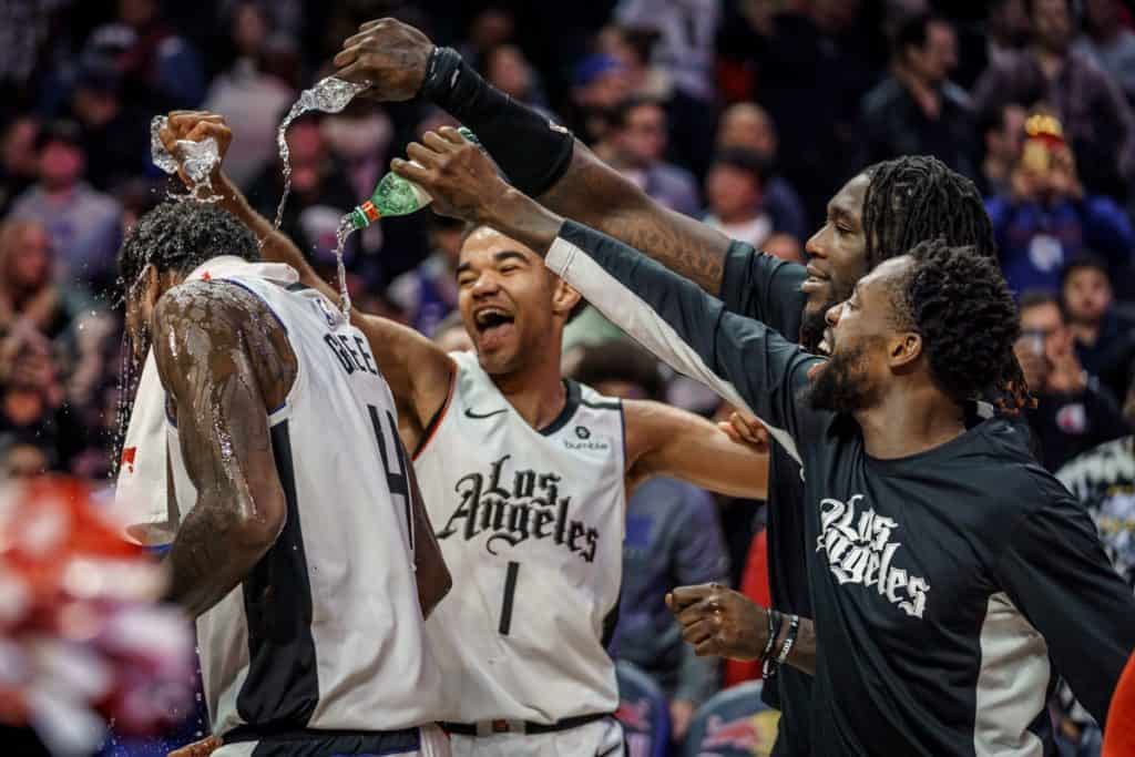 JaMychal Green Jerome Robinson Jonathan Motley Patrick Beverley LA Clippers