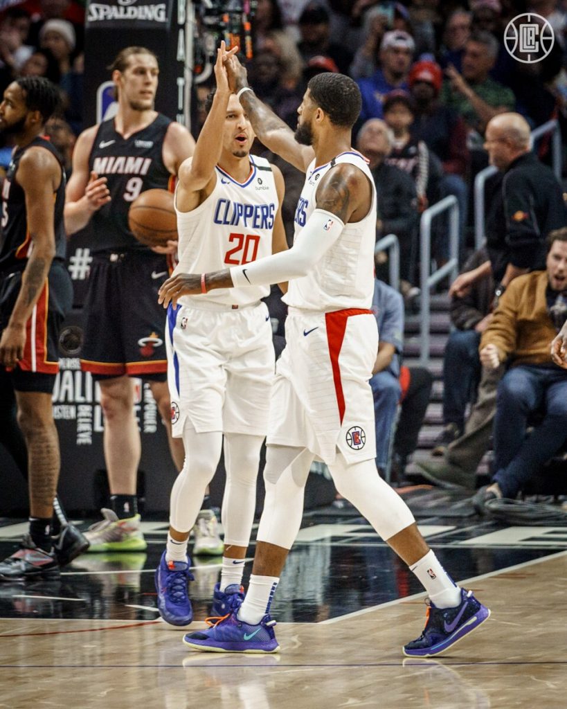 Landry Shamet Paul George LA Clippers