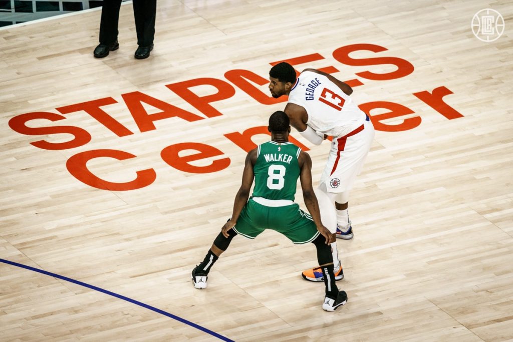 Paul George LA Clippers Kemba Walker Boston Celtics