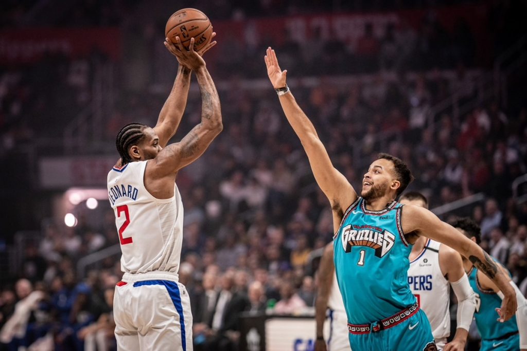 Kawhi Leonard LA Clippers Kyle Anderson Memphis Grizzlies