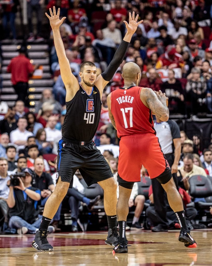 Ivica Zubac LA Clippers PJ Tucker Houston Rockets