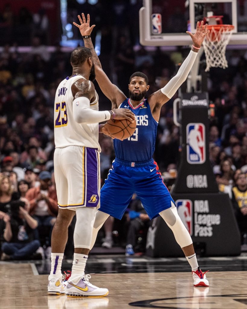 Paul George LA Clippers LeBron James Los Angeles Lakers