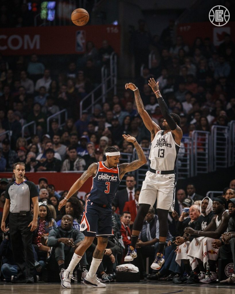 Paul George Bradley Beal LA Clippers Washington Wizards