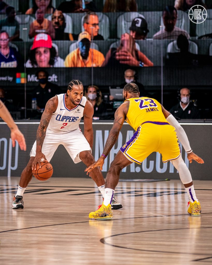 Kawhi Leonard Clippers LeBron James Lakers