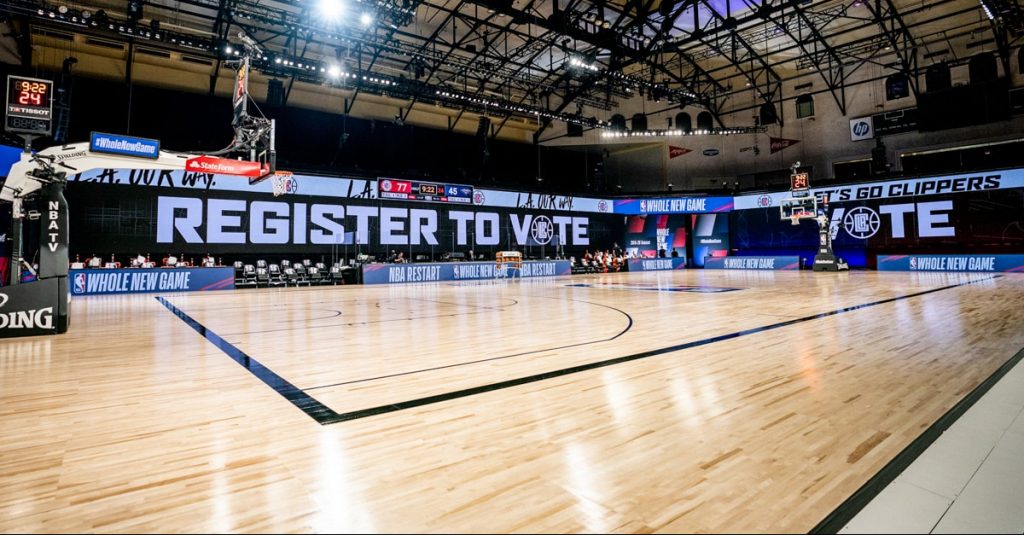 LA Clippers NBA Orlando Bubble Court