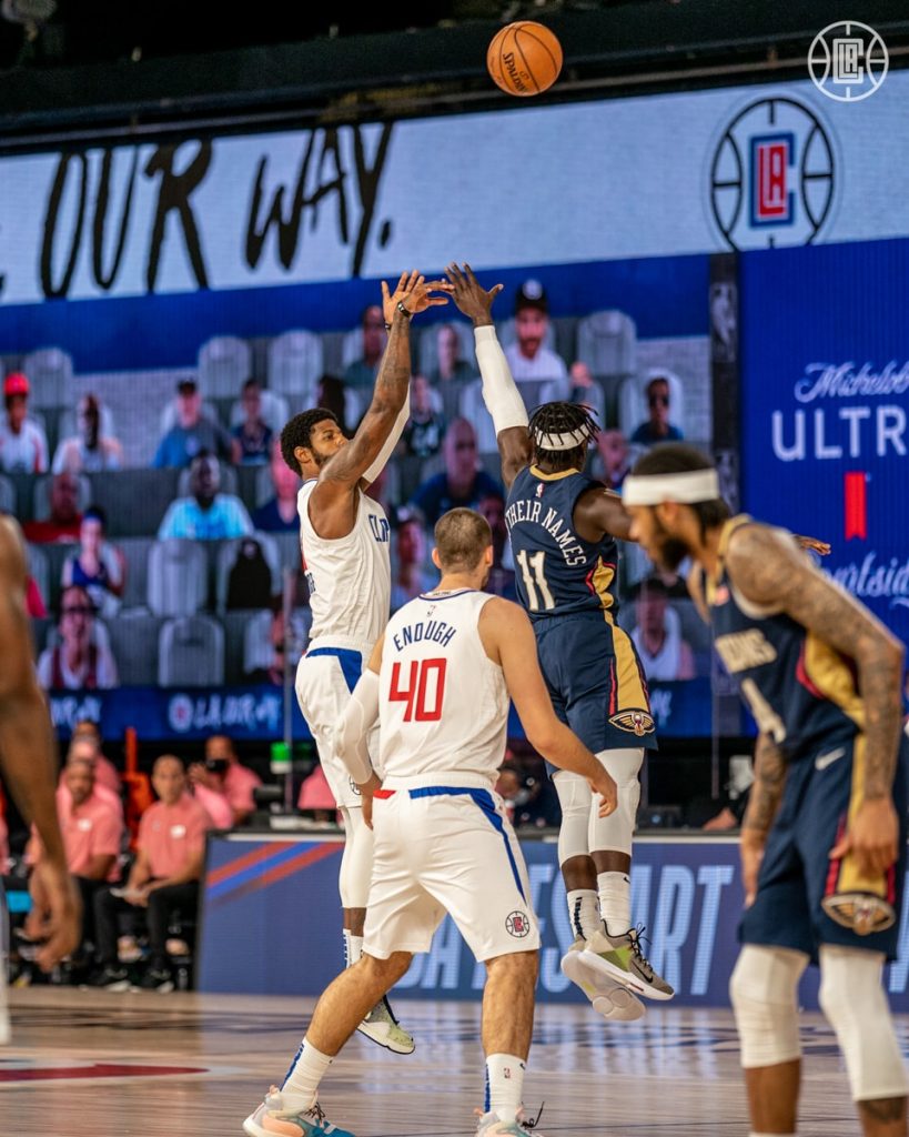 Paul George Ivica Zubac LA Clippers New Orleans Pelicans