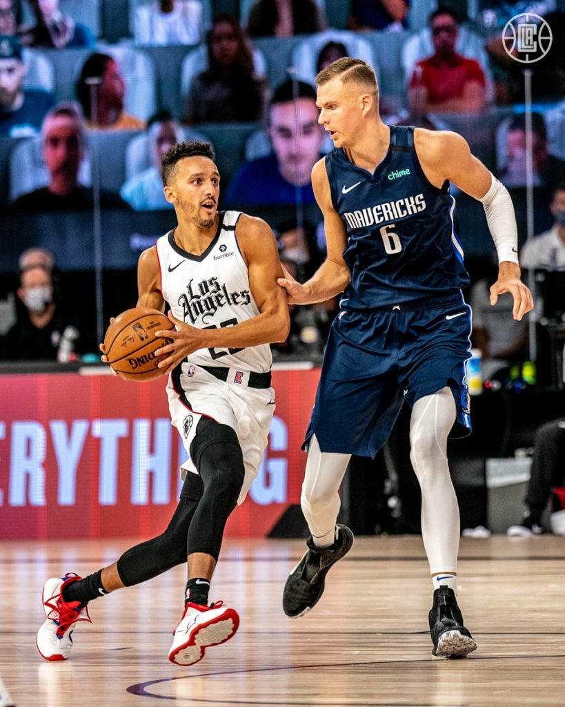 LA Clippers Dallas Mavericks Landry Shamet Kristaps Porzingis