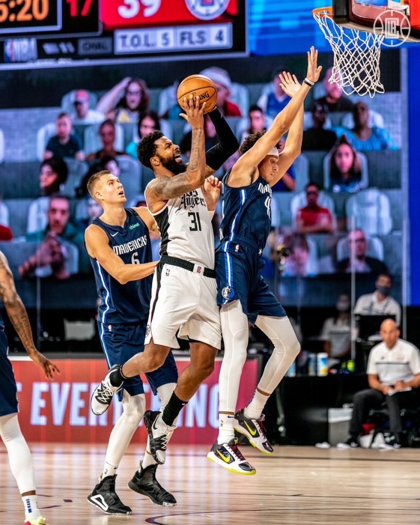 LA Clippers Dallas Mavericks Kristaps Porzingis Marcus Morris Justin Jackson