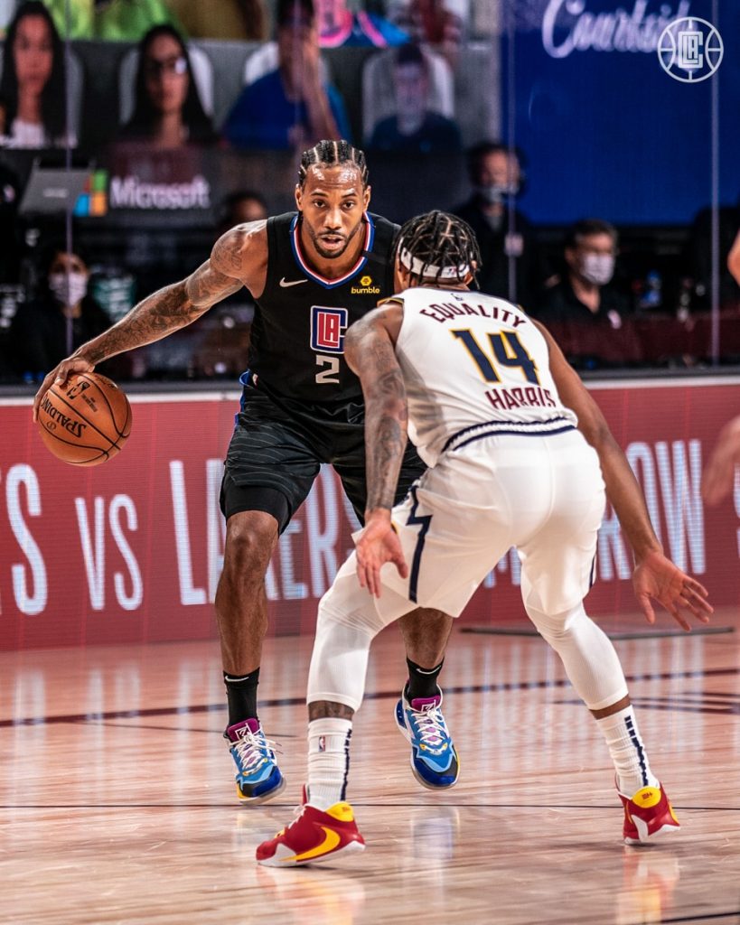 Kawhi Leonard Gary Harris LA Clippers Denver Nuggets NBA Playoffs Second Round Game 1