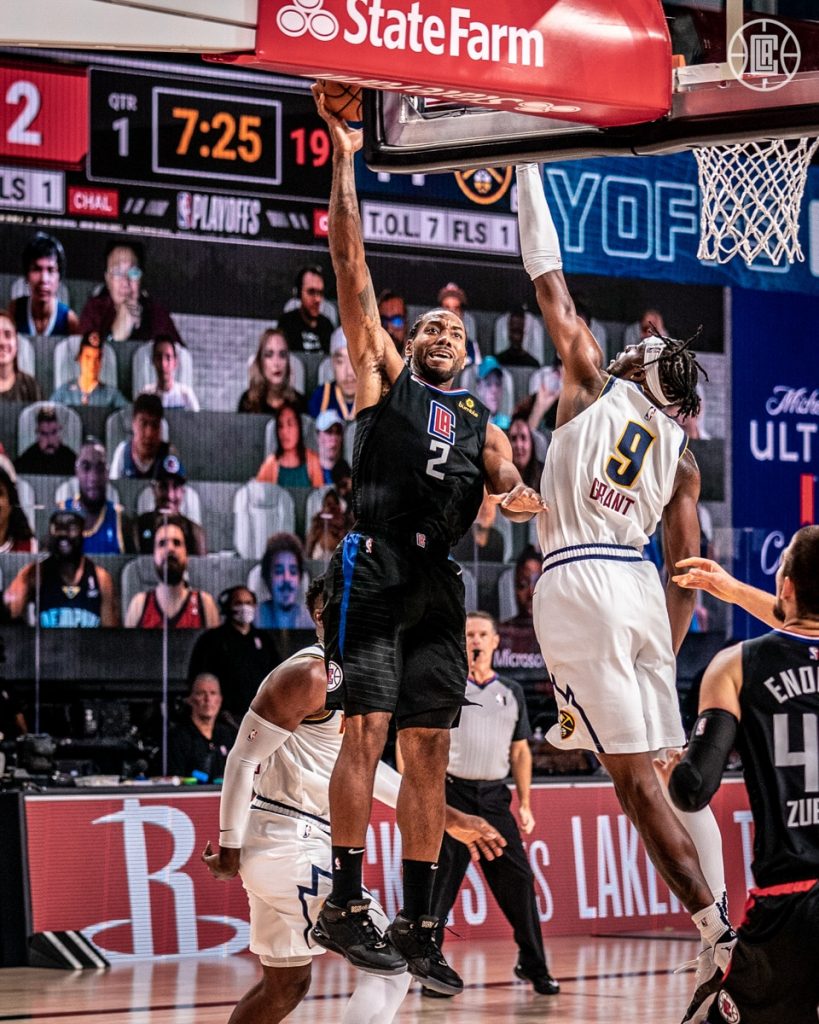 Kawhi Leonard struggles in game two.
