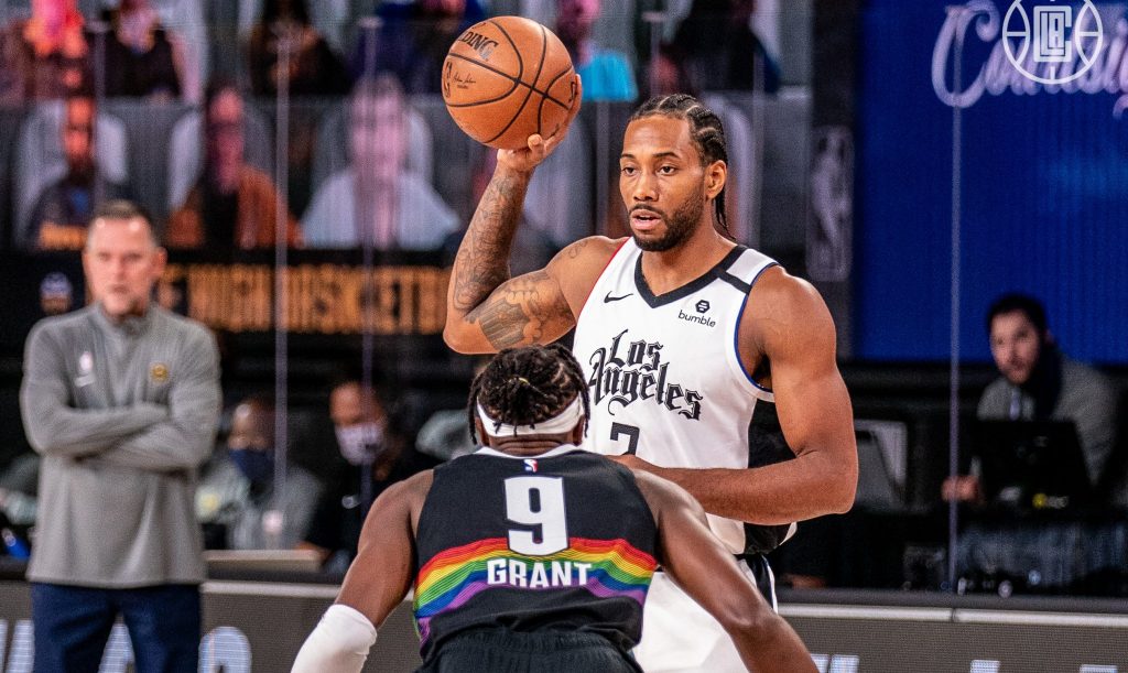 Kawhi Leonard Jerami Grant LA Clippers Denver Nuggets NBA Playoffs Game 4