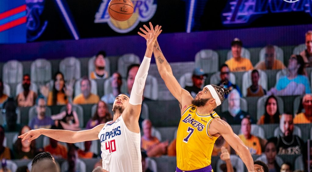 LA Clippers Los Angeles Lakers Ivica Zubac JaVale McGee