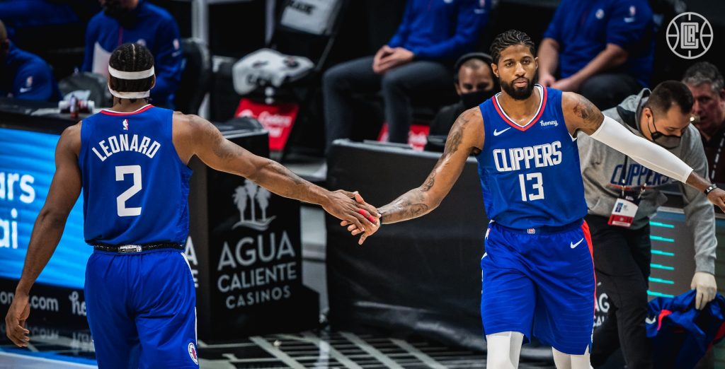 LA Clippers Kawhi Leonard Paul George