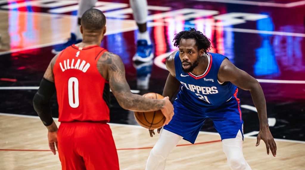LA Clippers Portland Trail Blazers Damian Lillard Patrick Beverley