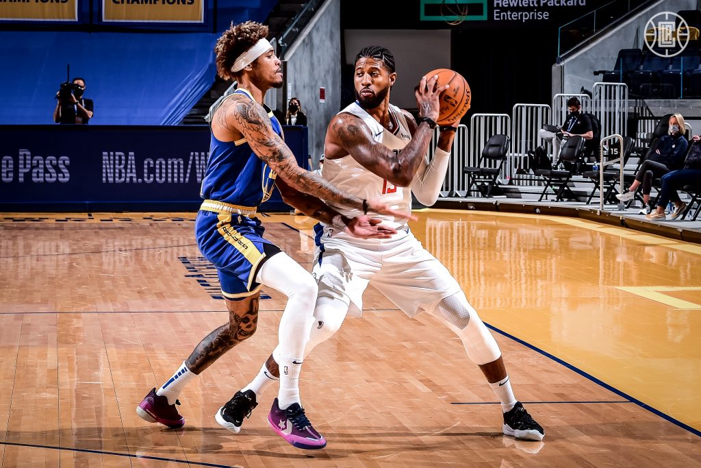 LA Clippers Golden State Warriors Kelly Oubre Paul George