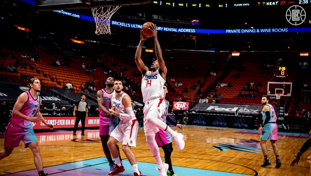 LA Clippers MIami Heat Terance Mann