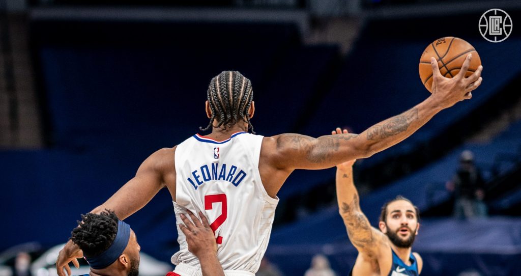 LA Clippers Minnesota Timberwolves Josh Okogie Kawhi Leonard Ricky Rubio