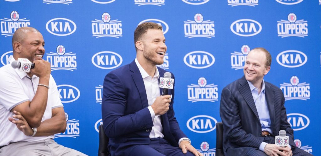 LA Clippers Doc Rivers Blake Griffin Lawrence Frank