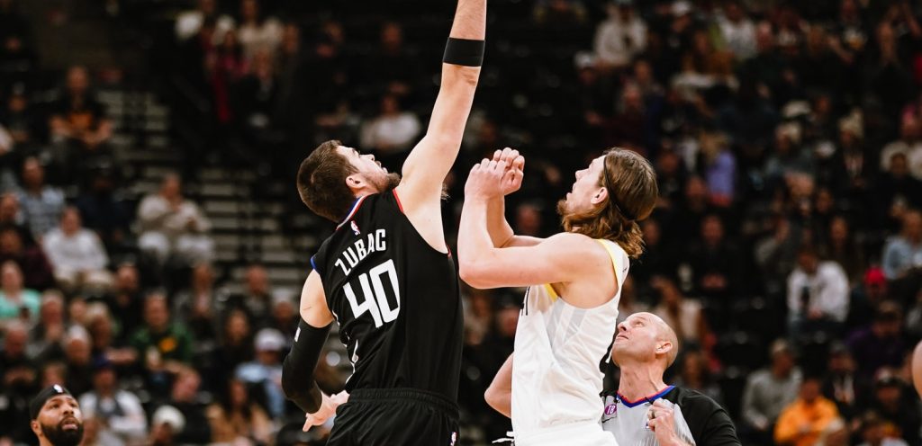 Ivica Zubac Kelly Olynyk LA Clippers Utah Jazz