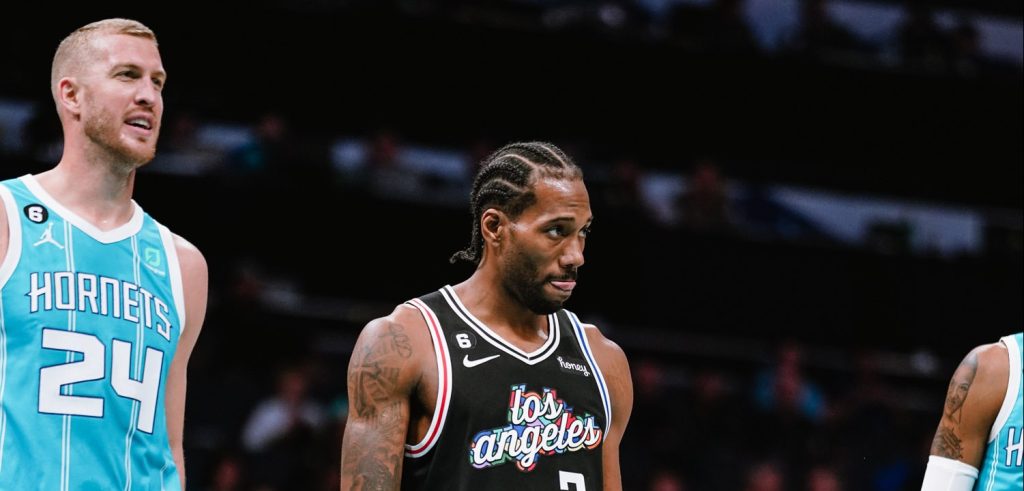 Mason Plumlee Kawhi Leonard LA Clippers Charlotte Hornets