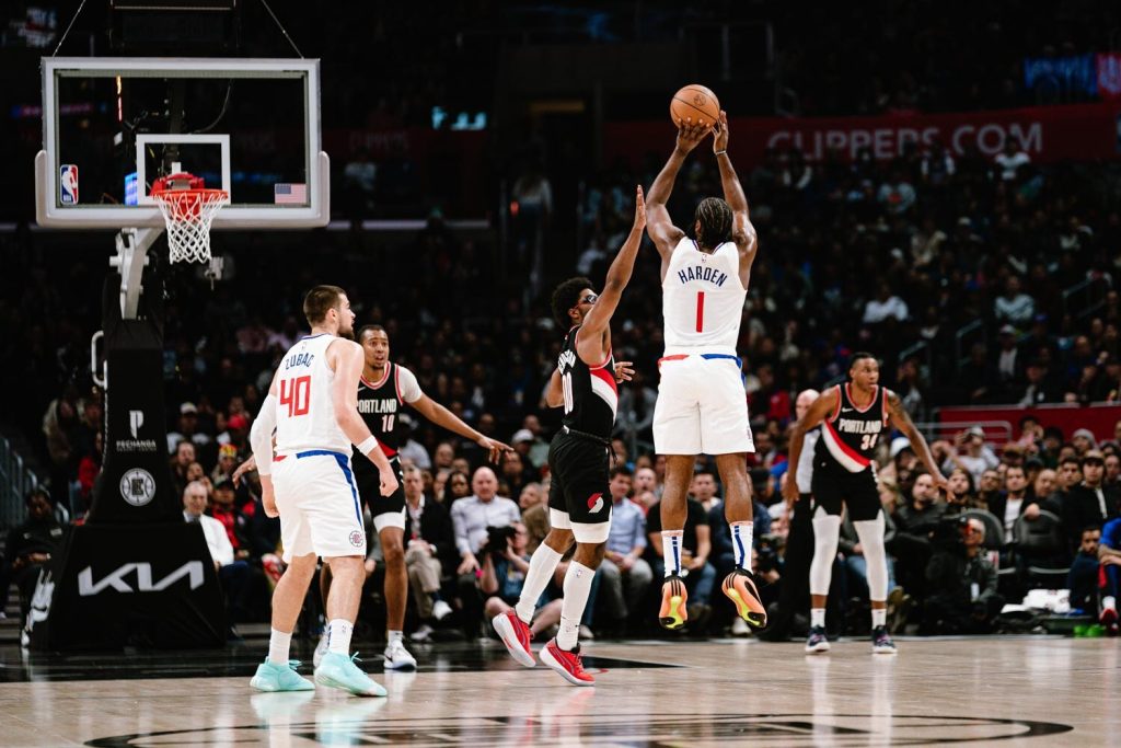 Clippers Trail Blazers Harden